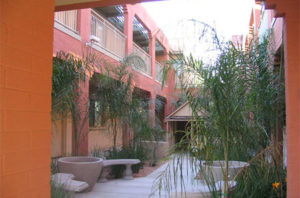 Two-story building expansion from the 2005 renovation at the Roanoke House