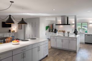 The renovated kitchen at the Roanoke House