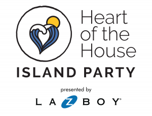 Heart of the House Island Party logo presented by La-Z-Boy